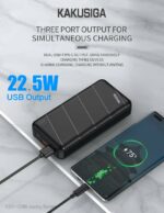 ​Power Bank Kaku KSC-1082 10 000 mAh - Charge Ultra-Rapide 22.5W avec Affichage LED - Noire – Image 2