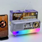 Radio Multifonction Vintage MD-1313BT – Bluetooth - AM/FM/SW - LED