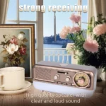 Radio Multifonction Vintage MD-1313BT – Bluetooth - AM/FM/SW - LED – Image 13