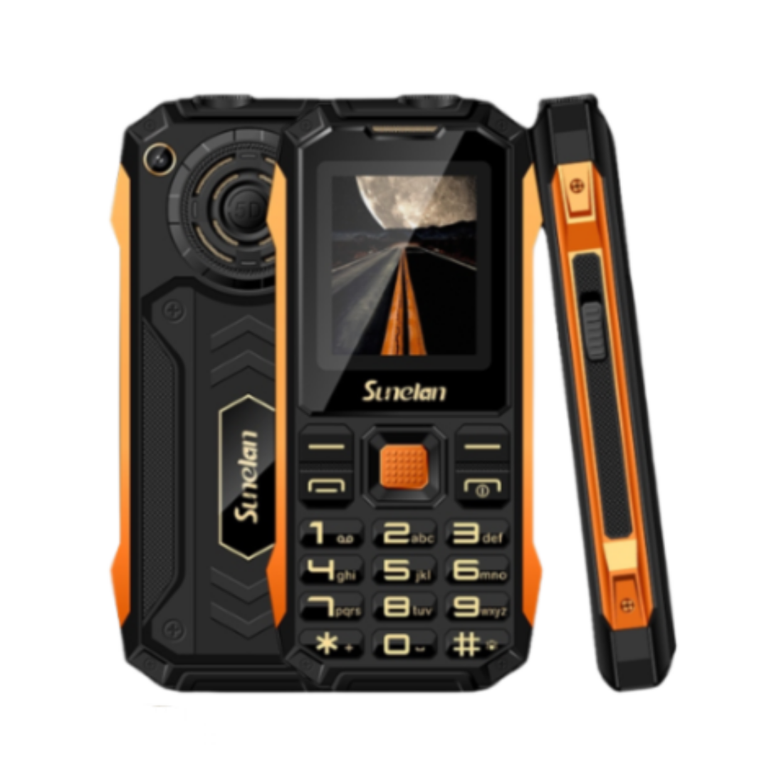 1000141721-1.png Téléphone Portable De Camping Avec Torche Et Power Bank - Sunelan ULTRA 70 - Orangé – Image 1