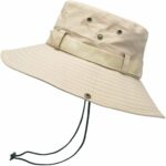 Chapeau De Seau Femme Et Homme - Protection Solaire Extérieure - Respirant - Pliable - Rayé Décontracté - Doux – Image 2