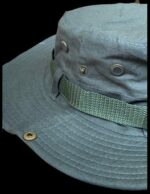 Chapeau De Seau Femme Et Homme - Protection Solaire Extérieure - Respirant - Pliable - Rayé Décontracté - Doux - Vert – Image 4