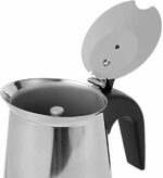 Cafetière italienne 4 Tasses En Acier Inoxydable - Compatible Tous Types De Feux – Image 12