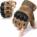 Gants Tactiques Demi-Doigt De Haute Qualité - Multifonctions - Taille Réglable – Image 16