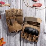Gants Tactiques Demi-Doigt De Haute Qualité - Multifonctions - Taille Réglable – Image 24