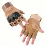 Gants Tactiques Demi-Doigt De Haute Qualité - Multifonctions - Taille Réglable – Image 17