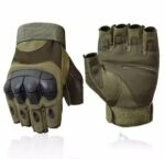 Gants Tactiques Demi-Doigt De Haute Qualité - Multifonctions - Taille Réglable – Image 10