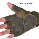 Gants Tactiques Demi-Doigt De Haute Qualité - Multifonctions - Taille Réglable – Image 12
