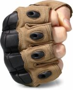 Gants Tactiques Demi-Doigt De Haute Qualité - Multifonctions - Taille Réglable – Image 21