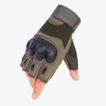 Gants Tactiques Demi-Doigt De Haute Qualité - Multifonctions - Taille Réglable – Image 15