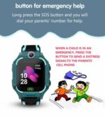 Montre Connectée Pour enfants - Bracelet Étanche avec Caméra - Appels et SOS - Réveil et Tracker - Vert – Image 14