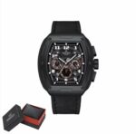 Montre Chronographe Naviforce NF8053 Pour Homme - Cuir Véritable - Tendance - Multifonction - Résistante à L’eau - Noir