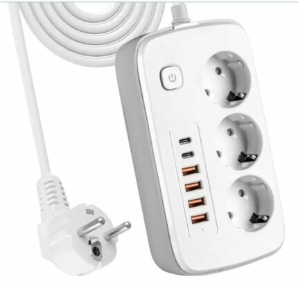 Multiprises Ldnio SC2311 - 2 Port USB-C, 4 Ports USB-A - 3 Prises De courant - 1 Port QC3.0 20 W