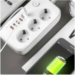 Multiprises Ldnio SC2311 - 2 Port USB-C, 4 Ports USB-A - 3 Prises De courant - 1 Port QC3.0 20 W – Image 9