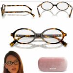 Lunettes De Soleil Transparentes Miu Miu Honey Havana - Authentiques