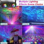 Boule Disco Lumineuse Stroboscopique 5en1 Activée Par Le Son - Qualité Supérieure - Avec Télécommande – Image 9