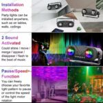 Boule Disco Lumineuse Stroboscopique 5en1 Activée Par Le Son - Qualité Supérieure - Avec Télécommande – Image 7