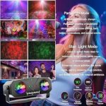 Boule Disco Lumineuse Stroboscopique 5en1 Activée Par Le Son - Qualité Supérieure - Avec Télécommande – Image 3