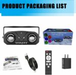 Boule Disco Lumineuse Stroboscopique 5en1 Activée Par Le Son - Qualité Supérieure - Avec Télécommande – Image 12