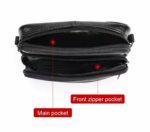 Sac à Bandoulière Pour Homme - Cuir - Qualité Supérieure - Portable - Léger Et Résistant – Image 5