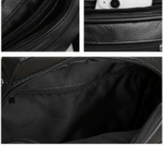 Sac à Bandoulière Pour Homme - Cuir - Qualité Supérieure - Portable - Léger Et Résistant – Image 12