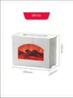 Diffuseur D'huiles Essentielles - Brume Fraîche - 270 ml - Humidificateur D'air Silencieux - Blanc – Image 5