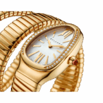 Montre De Luxe BVLGARI Pour Femme - Acier Inoxydable De Qualité Supérieure - Résistante à L’eau - Gold – Image 3