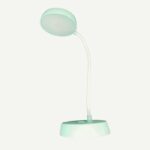 Lampe De Bureau LED - Rechargeable - Tactile - Support Téléphone - 3 Modes - Vert – Image 6