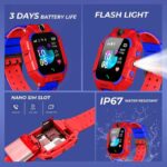 Montre Connectée Pour enfants - Bracelet Étanche avec Caméra - Appels et SOS - Réveil et Tracker – Image 2