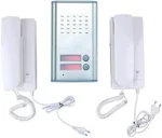 Interphone - Deux Combinés Et Deux Bouton-Poussoir - Fonction D'ouverture De Porte Pour Une Utilisation Extérieure - Sonnette