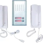 Interphone - Deux Combinés Et Deux Bouton-Poussoir - Fonction D'ouverture De Porte Pour Une Utilisation Extérieure - Sonnette