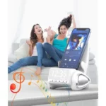 Haut-parleur Multifonctionnelle - Chargeur Sans Fil - Réveil - Bluetooth - Capteur - Support de Téléphone – Image 9