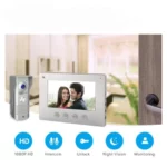 Système D'interphone Vidéo Et Wi-Fi Intelligent - Équipé D'un Écran De 7 Pouces Et D'une Caméra Vidéo De 2 Mégapixels – Image 8
