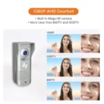 Système D'interphone Vidéo Et Wi-Fi Intelligent - Équipé D'un Écran De 7 Pouces Et D'une Caméra Vidéo De 2 Mégapixels – Image 6