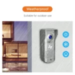 Système D'interphone Vidéo Et Wi-Fi Intelligent - Équipé D'un Écran De 7 Pouces Et D'une Caméra Vidéo De 2 Mégapixels – Image 5