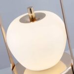 Lampe de table LED sans fil - Portable - 7 W - Doré - Rechargeable - Lumineuse – Image 4