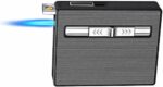 Étui à Cigarettes en Métal Pour 10 Cigarettes - Automatique Incassable - Avec 2 Briquets - Rechargeables - Résistant à L’eau – Image 4