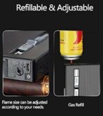 Étui à Cigarettes en Métal Pour 10 Cigarettes - Automatique Incassable - Avec 2 Briquets - Rechargeables - Résistant à L’eau – Image 6