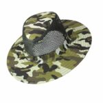 Chapeau De Soleil Camouflage En Coton Pour La Pêche Et La Chasse En Plein Air Avec Un Cordon De Serrage - Unisexe - imperméable – Image 2