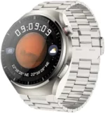 Montre Connectée AMOLED RW-32 4 Pro - Circulaire - Haute Définition - Courbée Avec Triple Bracelet et Chargeur Sans Fil - Noir – Image 7