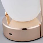 Lampe de table LED sans fil - Portable - 7 W - Doré - Rechargeable - Lumineuse – Image 5