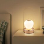 Lampe de table LED sans fil - Portable - 7 W - Doré - Rechargeable - Lumineuse – Image 6