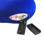 Coussin De Massage Électrique Pour Le Cou - En Forme De U - Bleu – Image 4