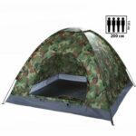 Tente De Camping Double - Plage Récréative - Auvent - Capacité 2-3-4 Personnes – Image 5