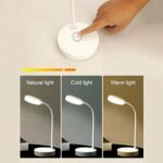 Lampe De Bureau LED - Rechargeable - Tactile - Support Téléphone - 3 Modes – Image 11