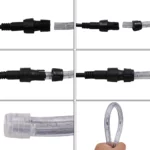 Ruban LED - 10 Mètres - Étanche - 220V Recoupable - IP65 - Blanc Froid 6000K - 8000K - Rouge – Image 3