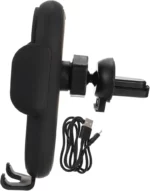 Chargeur De Voiture Sans Fil 2 En 1 - Tous Smartphones - Charge Rapide Intelligente - Infrarouge - Capteur - Support Téléphone - Noir – Image 8