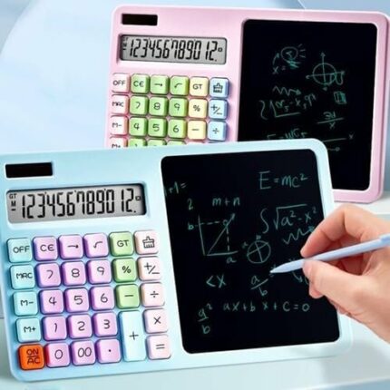 Calculatrice Pour Étudiants 3 En 1 - Avec Tablette D’écriture LCD