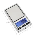 Mini Balance Numérique De Poche – 0,01g / 200g – Écran LCD - Pour L’or et Les Bijoux + Pochette – Image 10