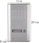 Interphone - Deux Combinés Et Deux Bouton-Poussoir - Fonction D'ouverture De Porte Pour Une Utilisation Extérieure - Sonnette – Image 4